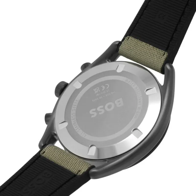 Hugo Boss Top Chronograph Lame Green Men's Watch- 1514092
